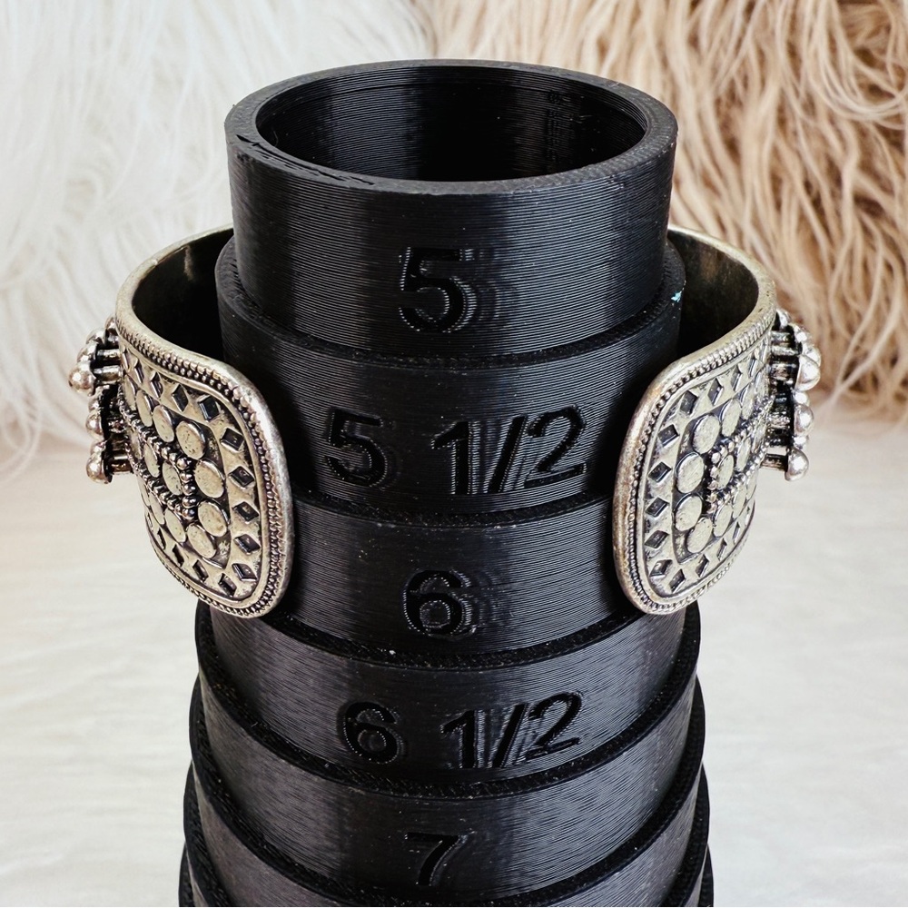 Lucky Brand Silver Beaded Cuff Bracelet - Picture 9 of 11